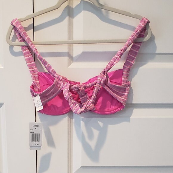 NWT l*space Bikini Set: Camellia Bikini Top Sz Med & Tommy Bitsy Bottom Sz XL - Picture 8 of 13